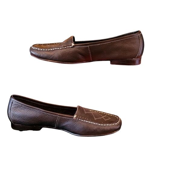 Croft & Barrow Loafer Black Casual Miriam Women Leather Slip on Driving Shoe 8 - Picture 4 of 8